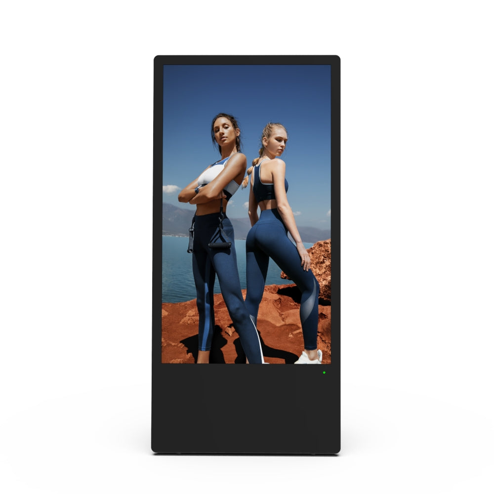 Digitaal outdoor reclamedisplay met accu